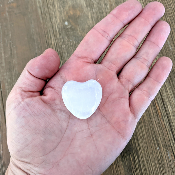 Selenite Mini Heart